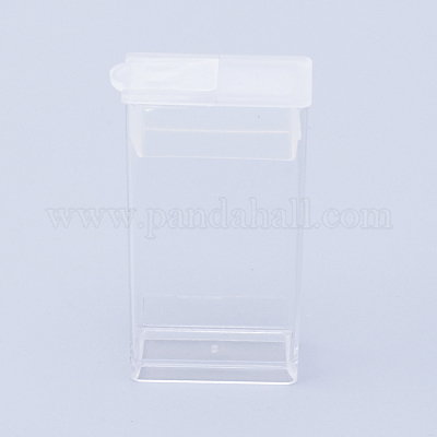 35-Pack 1.2 oz Clear Plastic Jars with Lids for Beads, Beauty