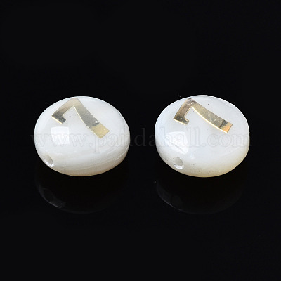 Бусины из натуральных пресноводных ракушек SHEL-N003-20-07-1