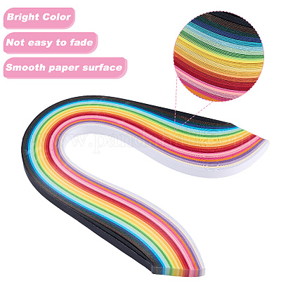 4 набор из 4 прямоугольных полосок бумаги для квиллинга DIY-CP0012-30-1