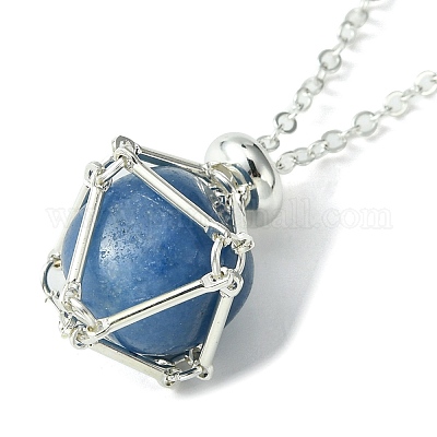 Мешочек из нержавеющей стали 304 в технике макраме NJEW-JN04468-03-1