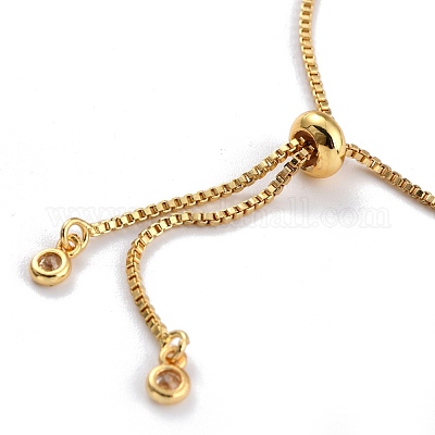 Регулируемые браслеты из латуни BJEW-L652-17-G-1
