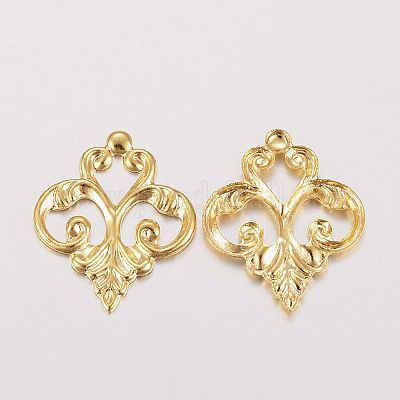 201 филигранные соединительные звенья из нержавеющей стали&nbsp;STAS-F162-08G-1