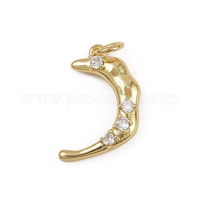 Латунные микро проложить кубического циркония подвески KK-Z120-07G-02-1