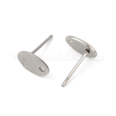 Фурнитура для сережек-гвоздиков из нержавеющей стали 304 STAS-Q353-02P-1