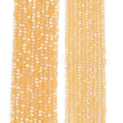 Прозрачные стеклянные бусины EGLA-A044-T2mm-MB03-1