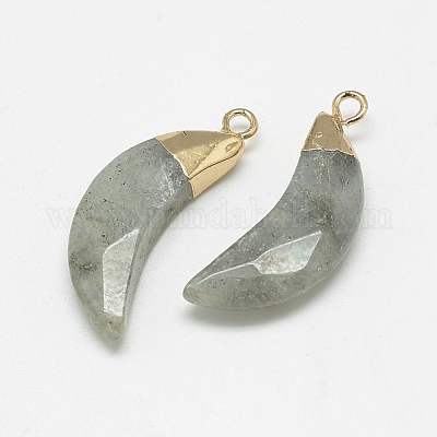 Природные подвески лабрадорита&nbsp;G-Q494-80D-1