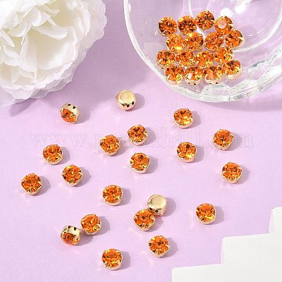 Preciosa® maxima crystal в пришивной чашке Y-PRC-SS34-90310-G-1