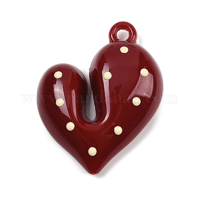 Подвески из непрозрачной акриловой эмали OACR-B036-12D-1