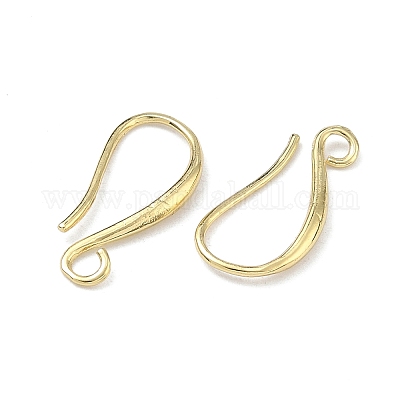 Ganci di orecchini in ottone&nbsp;KK-F936-01G-1