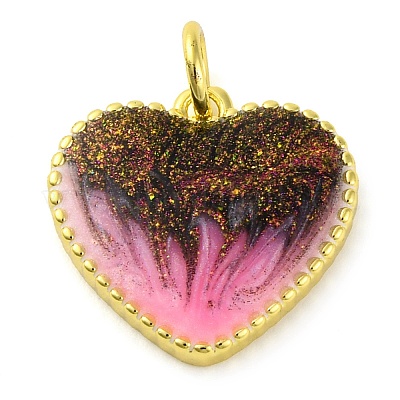 Латунь эмаль подвески KK-S401-17G-D-1