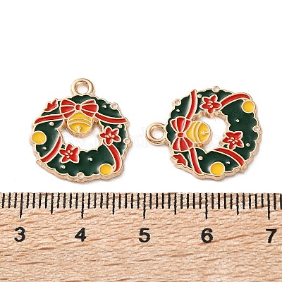 Подвески из эмали и сплава ENAM-I061-01KCG-25-1