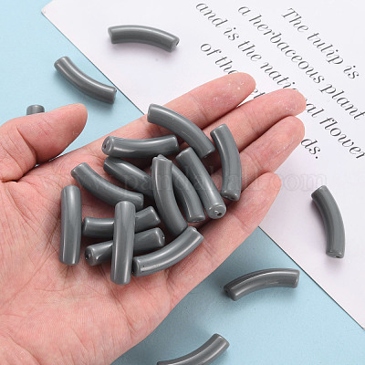 Непрозрачные акриловые бусины MACR-S372-002B-S037-1