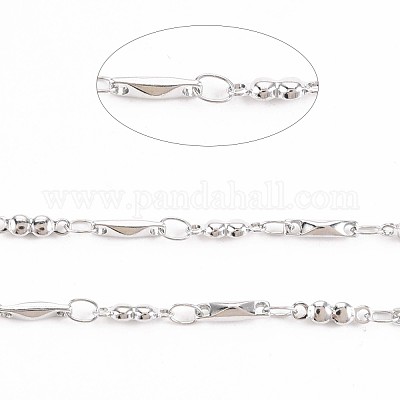 Цепи из нержавеющей стали 201 с прямоугольными и овальными звеньями STAS-N092-115-1