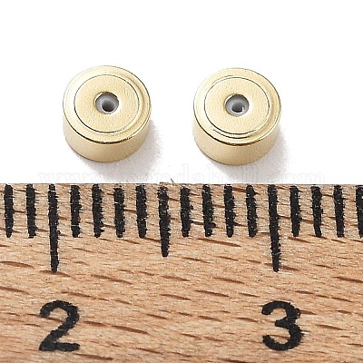 Латунные бусины с водяным покрытием KK-E046-21G-01-1