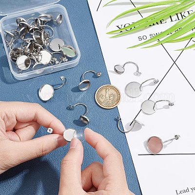 32 шт. 4 стиля 304 нержавеющая сталь ушные гайки STAS-UN0033-26-1