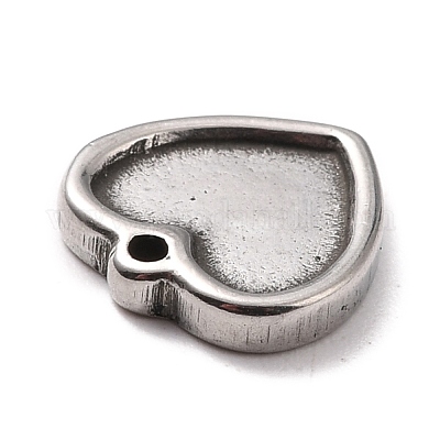 Подвески-кабошоны из не тускнеющей нержавеющей стали 304 STAS-B024-67P-1
