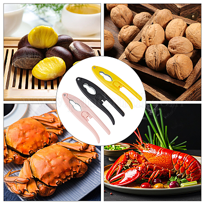 3 шт. орехокол из АБС-пластика и сплава для всех видов орехов AJEW-WH0314-861-1