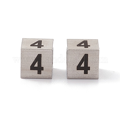 Европейские бусины из нержавеющей стали 303 STAS-G286-P04-1