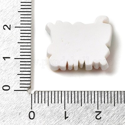 Кабошоны из непрозрачной смолы с рождественской тематикой RESI-B028-01A-1