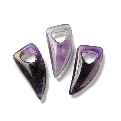 Natürlichen Amethyst Edelsteinanhänger&nbsp;G-M417-03E-1