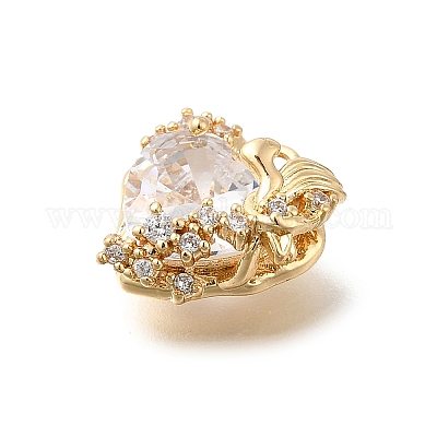 Латунные микро проложить кубического циркония подвески&nbsp;LS-KK-U061-03G-1