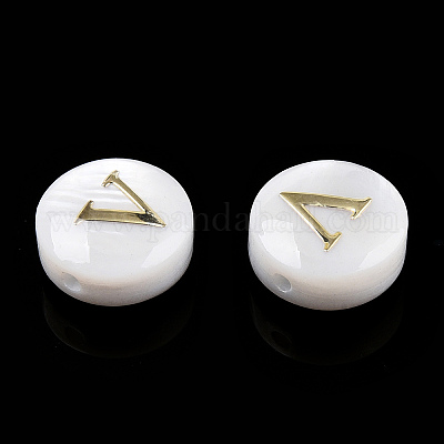 Бусины из натуральных пресноводных ракушек SHEL-N036-01V-1