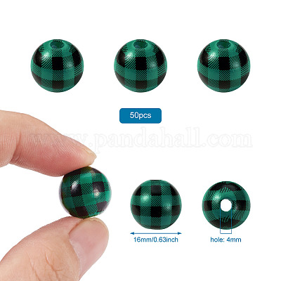 Натуральные деревянные бусы WOOD-TAC0010-05C-1