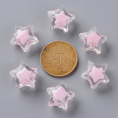 Прозрачные акриловые бусины TACR-S152-02A-SS2112-1