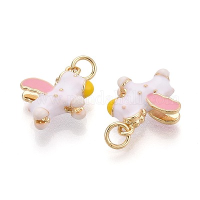 Латунь эмаль подвески KK-T072-27B-G-1