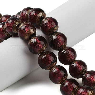 Ручной золотой песок бусины бисер нитей LAMP-P062-01B-1