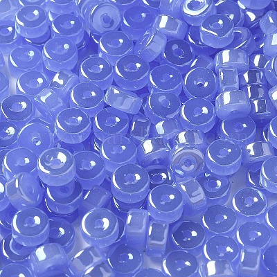 Имитация нефрита и блестящие стеклянные бусины SEED-E001-J3x6mm-A02-1