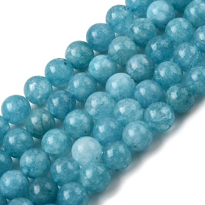 Природные окрашенные белого нефрита нитей бисера G-M402-C03-29-1