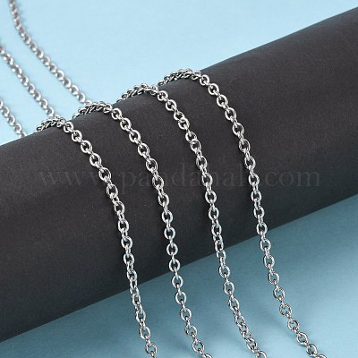 Устойчивые к потускнению 3.28-футовые тросовые цепи из нержавеющей стали 304 X-CHS-R008-12-1