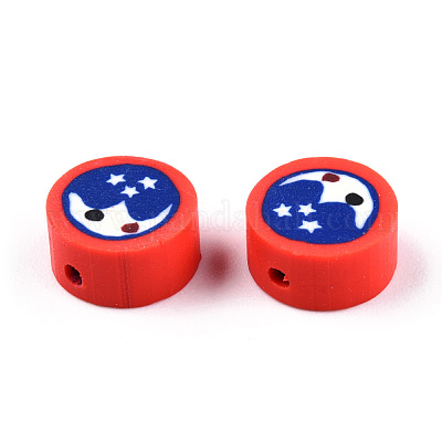 Бусины из полимерной глины  CLAY-T020-37-1