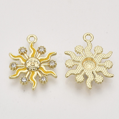 Подвески из эмали и сплава ENAM-N051-20A-1