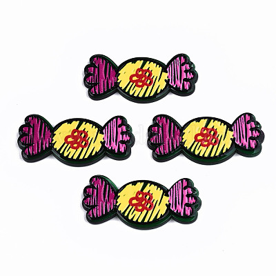 Прозрачные акриловые подвески KY-T022-36-1