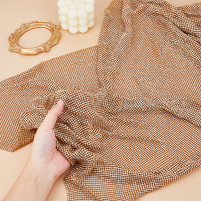 Алюминиевый рулон сетки со стразами DIY-WH0588-42-1