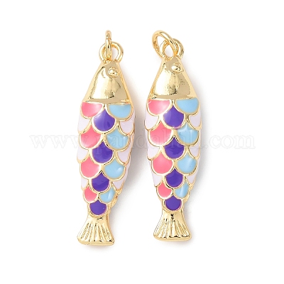 Латунь эмаль подвески KK-C143-44B-G04-1