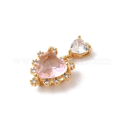 Латунь стекло амулеты KK-P340-02G-02-1