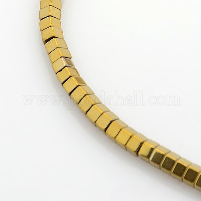 Пятиугольник Electroplate немагнитные синтетический гематит бисер пряди G-P046-04C-1