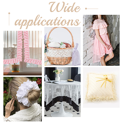 1 шт. полиэстеровая кружевная лента OCOR-MA0001-44A-1