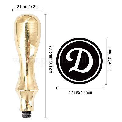 1 шт. головка штампа из латуни золотистого тона DIY-CP0008-98G-1