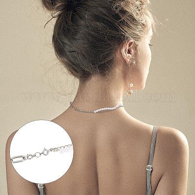 6 шт. 2-х цветные пружинные застежки из нержавеющей стали 304 FIND-AB00013-1