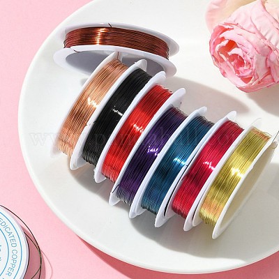 Круглая медная проволока для ювелирных изделий CWIR-S002-0.4mm-M-1