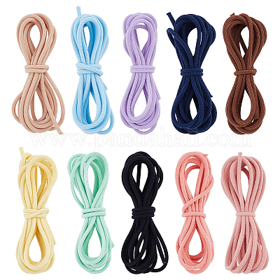 Elastic Cord, Beading Cords Threads, Rainbow Color Stretch String Cord,  Fabric Crafting String for Bracelet, 