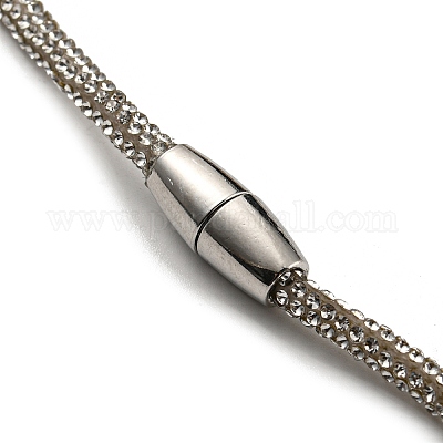 Теннисное колье со стразами NJEW-R263-26D-P-1