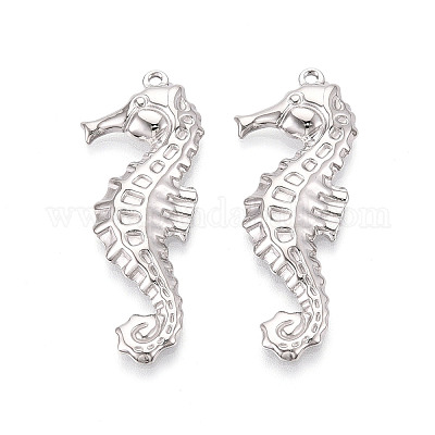 Подвески в виде морских коньков из нержавеющей стали 304 STAS-T069-18P-1