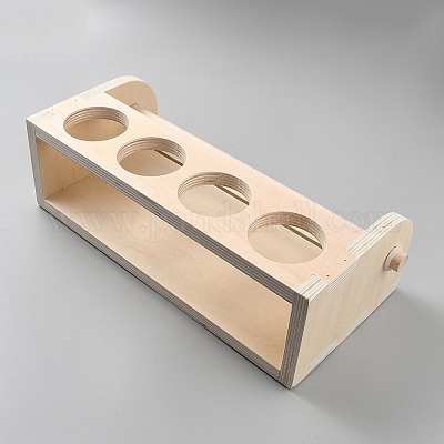 Деревянные настольные подставки для хранения свитков&nbsp;DIY-WH0700-34A-1