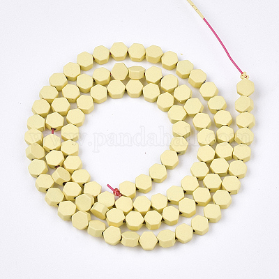 Окрашенного распылением немагнитных синтетических нитей гематита бусы G-T116-03A-02-1