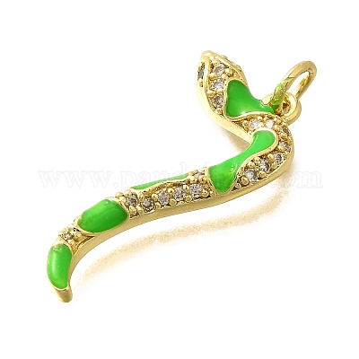 Латунные микро проложить кубического циркония подвески KK-I724-A07-1